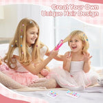 Hair Gem Stamper Kit for Girls Ages 3-12, DIY Birthday Toy