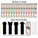 28 Set Valentine’s Day Scratch Bookmarks with Cards, DIY Magic Color Craft for Kids