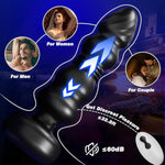 Thrusting Butt Plug Anal Vibrator, Prostate Massager For Men, Large Anal Beads Vibrating Buttplug With Remote Control, Anal Dildo Anal Thruster, Gay Sex Toys For Adult Male Female Couples