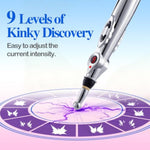Electric Shock Wand for Couples - Adjustable Estim Stick with 9 Strengths