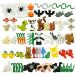 Friends Animals Figures Set, City Building Block Parts And Pieces, Farm Zoo Sea People Pets Animal Accessories Bricks Toy Gift For Kids, Educational Toys Fit With Major Brand