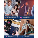 Diamo Vibrating Penis Ring, Cock Ring For Men, Prostate Massager, Long Distance Bluetooth Remote Reach With Music Sync, Partner & App Control, Male Sex Toys