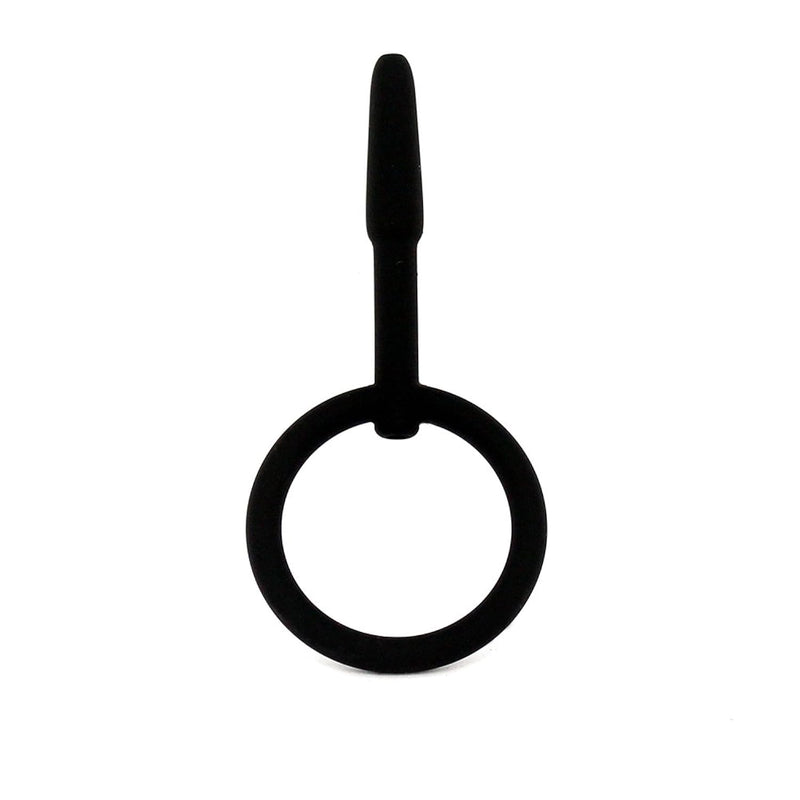 Flexible Silicone Urethral Sounds Penis Plug With Hollow Hole, 2.17 Inch