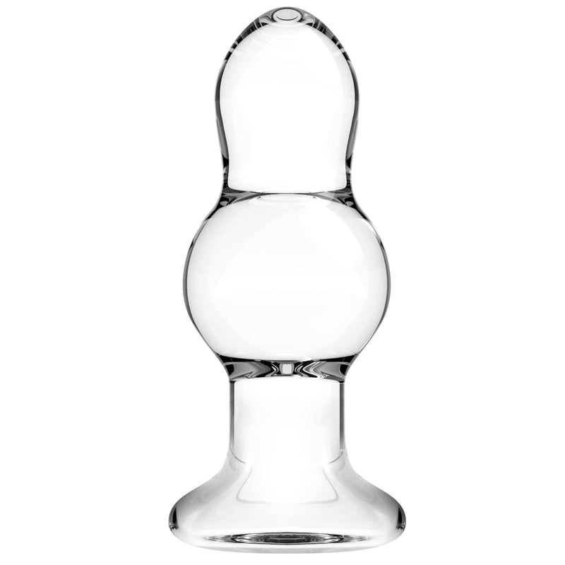 Glass Anal Beads, 5.5 Inch Butt Plug Trainer Prostate Sex Toys For Beginners Advanced