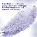 Bdsm Feather Teaser Whip & Paddle For Adults - Sm Spaking Alternative Foreplay Flirting Sexy Tool Sex Toys For Couples & Lovers, Spanking Accessories With Soft Feather Tickler Grey