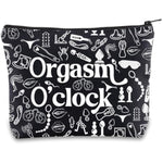 Adult Sex Toy Accessory Bag Vibrator Zipper Pouch Sex Toy Storage Bag Adult Naughty Sexy Gift (O'Clock)