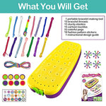 Friendship Bracelet Making Kit for Girls Ages 7-12, DIY String Maker Craft Set