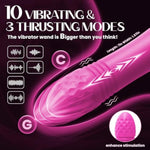 Adult Toys Rose Vibrator Sex Machine For Women, Licker Thrusting G Spot Vibrator Wand Rose Sucking Toy With 3 Sucking & 7 Licking & 10 Vibrating & 3 Thrusting Dildo Double Stimulator Couples Sex Toys