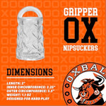 Extreme Sensitivity Nipple Suckers Pair with Flextpr Vacuum Style and Tug Handles