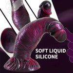Realistic Monster Dildo For Beginners, Lifelike Huge Silicone Dildos With Strong Suction Cup For Hands-Free Play, Anal Toys Soft Big Dog Penis Adult Sex Toy For G-Spot Pleasure For Women Man/Couple