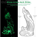 App Controlled Silicone Vibrator, Premium Fantasy Vibration Dildos, Glow In The Dark Sex Toy For Men Women