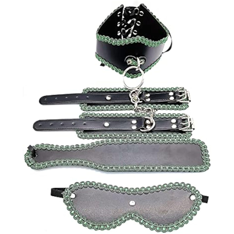 Blind-Folds Sex-Restraining-Set For Women Bondage Kit Hand Pat, Blindfold And Handcuffs For Sex Play Bondage Rope Sex Toys For Couples, Handcuffs Collar Sex Mask Sm Role-Playing Toys
