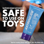 Astroglide Water Based Lube (3oz), Ultra Gentle Gel Personal Lubricant, Hypoallergenic with No Parabens or Glycerin, Sex Lube for Long-Lasting Pleasure for Men, Women and Couples, Safe for Toys
