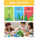 Magnetic Tile Animals & Dinosaurs STEM Building Set for Kids Ages 3-7