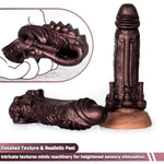 Cyberpunk Penis Sleeve Girth Enhancer For Men Silicone Mechanical Design Fantasy Cock Sheath Male Extender With Textured Details For Couples Intimate Play (T205-F)