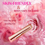 G Spot Small Bullet Vibrator For Women Mini Adult Sex Toys Dildo Lipstick Clitoris Nipple Stimulator Vibrator Fully Waterproof Rechargeable Personal Massager With 10 Vibrating Modes