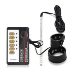 Urethral Sound Catheter Sm Electric Shock Plug Training Set Soft Thrusting Toys Penis Cock Urethra Dilator Urinary Prostate Masturbation Rod Insert Toys Bdsm Sex Toys For Men