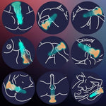 Thrusting Luminous Dildo Vibrator 10.6" 3In1 Monster Big Dildo With Thrust & Vibrations, Fantasy Long Dildo With 7 Modes For Anal Toys U And G-Spot Adult Sex Toys & Games For Men Women