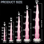 Long Size Soft Flexible Monster Silicone Dildo Anal Dildo, Adult Sex Toy For Men Women Couples, Octopus Tentacle Dildo Fantasy, With Different Textures And Ridges Optional Size (Xl)
