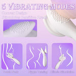 Clit Sucking Vibrator Sex Toys For Women, 2 In 1 Clitoris & Nipple Stimualtion Sucker Vibrator Orgasm Pleasure Toys With 5 Suction & Vibration Modes For Adult Female Lesbian Couple Oral Sex Game