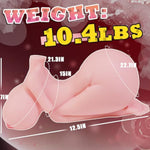10.4Lb Sex Doll Male Masturbator, Adult Sex Doll With Realistic Boobs Vagina And Anal, Female Love Doll Torso Pocket Pussy For Men Masturbation, Adult Sex Toys Mini Butt Stroker For Men