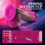 Realistic Huge Dildo Vibrator Sex Toys, 8.66" Thick Dildos With 8 Powerful Vibration, Adult Toys Big Dildo For G Spot Vagina Stimulation, Fantasy Penis Adult Sex Toys With Climax Mode