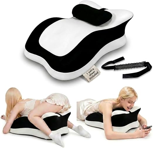 27° Memory Foam Wedge Pillow for Couples and Home Support