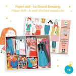 Educational Art Toy for Girls - Paper Doll Dressing Room by DJECO