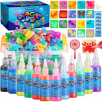 Aqua Fairy Water Gel Kit for Kids with 12 Colors, 18 Molds & 6 Magic Powder Packs