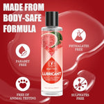 Personal Intimate Lubricant, Watermelon Flavored Water-Based Lube, Silky Smooth Longlasting For Women, Men And Couples, Sugar-Free, Non-Staining, 6.8 Fl Oz (Watermelon)