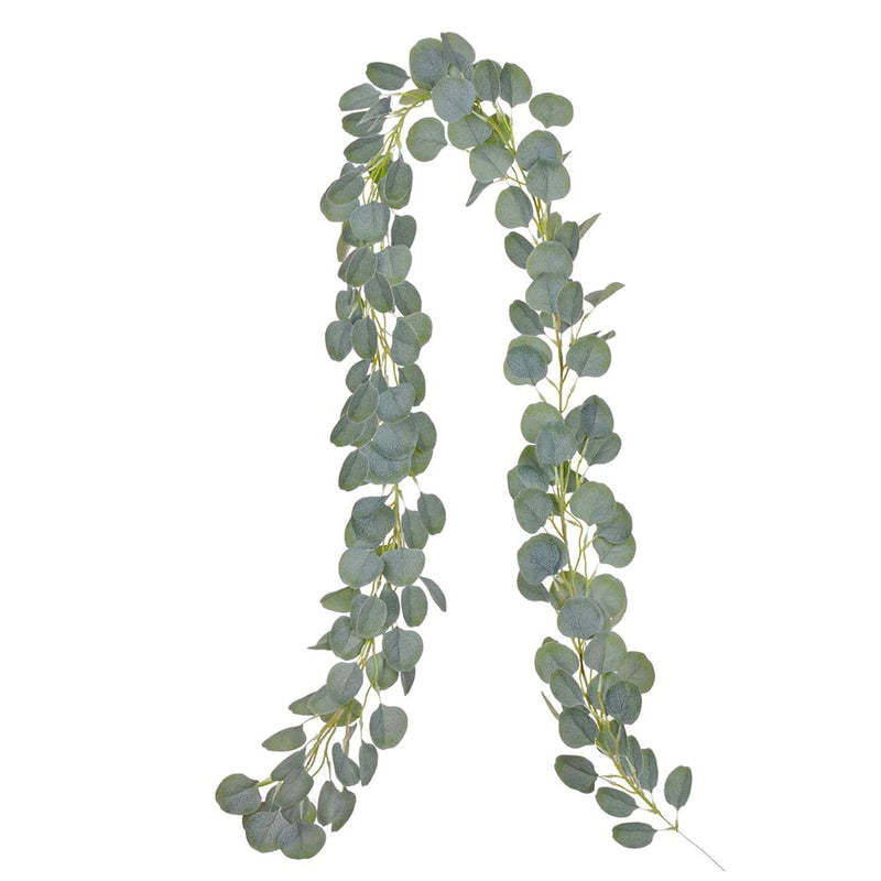 6 Ft Artificial Eucalyptus Garland Faux Silk Eucalyptus Leaves Vines Handmade