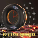 Vibrating Cock Ring Penis Vibrator With App Remote Control Sex Toys For Men Masturbator Balls Adult Sex Toys Penisring Male Cockring Couples Sextoys Games 10 Vibrations With Heating
