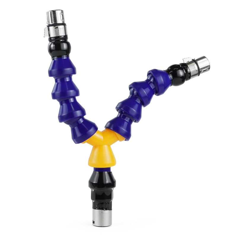 Sexmachine Attachment 19Cm Extension Tube Connect 2 Attachments For Thrusting Sex Machines 3Xlr Double Adapter Sexmachine Device Attachements 3Xlr Dildo Machine Sex Toy Extension Adapter