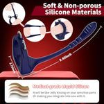 Male Prostate Massager Anal Beads Butt Plug Cock Ring,G Spot Vibrator Sex Toy For Couple Clitoral Stimulation,Vibrating Penis Ring Anal Vibrators Adult Toys With Adjustable Buckle For Men Pleasure