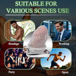 Male Chastity Cage, Metal Chastity Device, Mesh Design - More Closely Fitting To The Body, Suitable For Long-Term Wearing, Suitable For Those Who Practice Abstinence Or Have Bdsm Interests.?45Mm Ring?