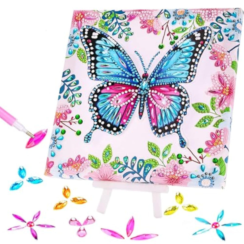 DIY 3D Butterfly Diamond Art Kit for Kids Ages 8-12