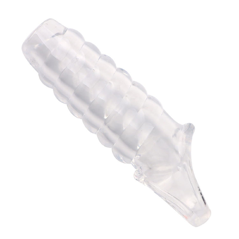 Reusable Sleeves Girth For Men Extender Enlarger Extension Cook Enhancer Ball Stretch Sleeve Girth Best Gift-5627(Transparent/Lw)
