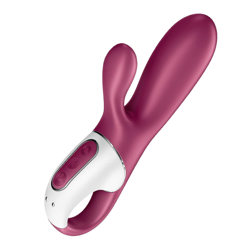 Hot Bunny Rabbit Vibrator With Warming Function And App Control - G-Spot And Clitoris Stimulation, Heated Vibrating Dildo - Compatible With App, Waterproof, Rechargeable