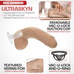 Doc Johnson Signature Series - The Legendary John Holmes - 12 Inch Realistic FIRMSKYN Dildo with Removeable Vac-U-Lock Suction Cup - F-Machine & Harness Compatible - for Adults Only, Vanilla