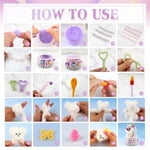 Purple 110pc Thick Pipe Cleaners Kit for DIY Art Craft Projects Home Decorations