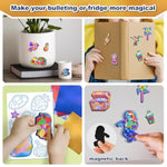 Foil Art Craft Kit for Kids, Mess-Free DIY Activity Set Ages 4-12