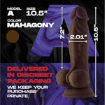 Model A Straight Flexiskin Double Layered Realistic Extremely Soft Dildo With Balls Sex Toys Liquid Silicone Dildo Penis Replica Dildo Sex Toy For Lesbian Gay And Couple