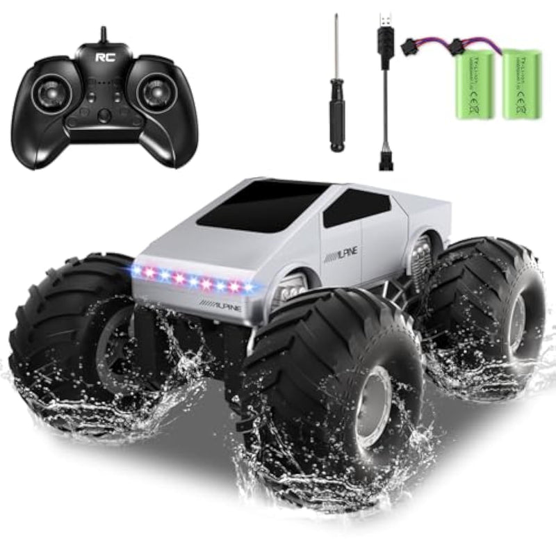 Remote Control Car, 1:16 Monster Truck Toys For Boys Rc Cars, 2.4Ghz Waterproof Rc Trucks,4Wd All Terrain Off-Road Rc Car, Kids For Boys Girls Age 5+ Years Old