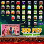 200 Pack Magnetic Blocks For Kids, Stem Construction Toys With Forest Theme | Creative Educational Games For Ages 3, 4, 5, 6, 7, 8, 9, 10 | Ideal Birthday For Boys & Girls