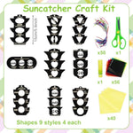 36 Sets Bible Traffic Light Suncatcher Craft Kit for Sunday School, Ages 4-12