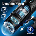 Male Masturbator Sex Toys For Men - Adult Toy 7 Thrusting & Rotating Modes With Handle, Phone Holder, And Suction Base, Automatic Penis Pump App Control Male Stroker, Hands-Free Lcd Display