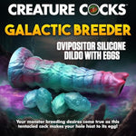 Galactic Breeder Ovipositor Silicone Dildo For Beginners, Men, Women, & Couples. Fantasy Ovipositor Dildo, Suction Cup Base. Harness Compatible & Premium Silicone. 5 Pieces, Red & Teal.