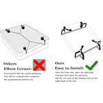 Bdsm Bed Restraint Kit - Sex Bondage Adult Toys For Couples With Handcuffs, Wide Strap, Adjustable Length, And Quick 3-Minute Installation