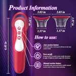 Clitoral Sucking Vibrator Nipple Sex Toy For Women Nipples Clit Massager Clitoral Licking Stimulator Nipple Toys 10 Tongue Licking 2 Sucking Mode Adult Toys For Women Couples Game