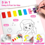 Princess Watercolor Painting Books for Toddlers, Educational Art Sets